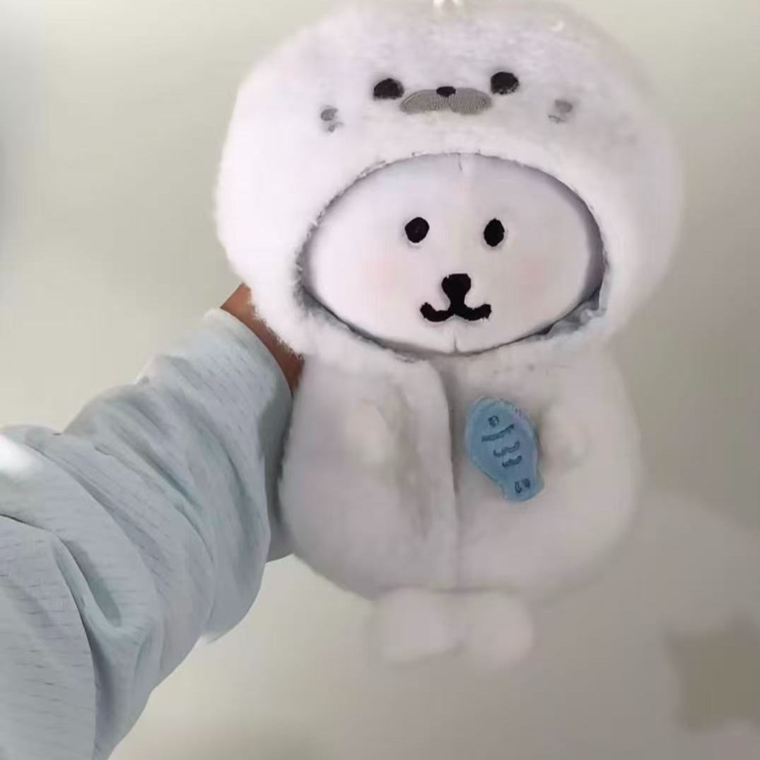 Cute Seal Costume Cape for 10cm Plush Dolls