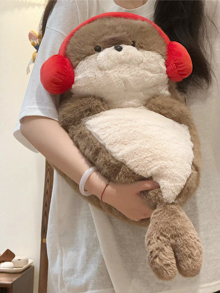 Extra-Large Mochi Seal & Sea Otter Plush Pillow