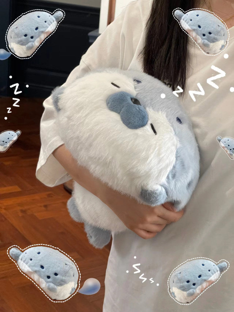 Extra-Large Mochi Seal & Sea Otter Plush Pillow