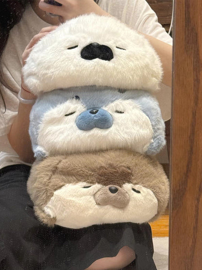 Extra-Large Mochi Seal & Sea Otter Plush Pillow