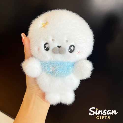 Soft Seal Beanbag Plush Coin Purse & Mini Pouch