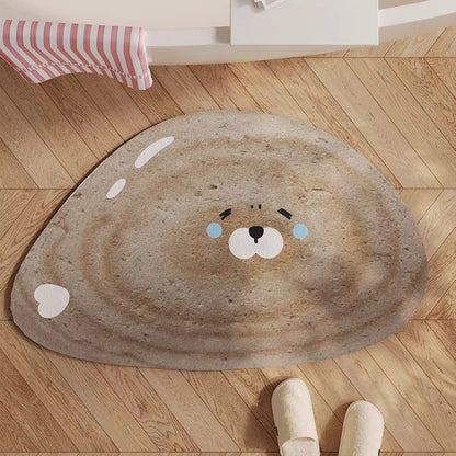 Cute Seal Bathroom Absorbent Mat, Quick-Dry Non-Slip Floor Mat