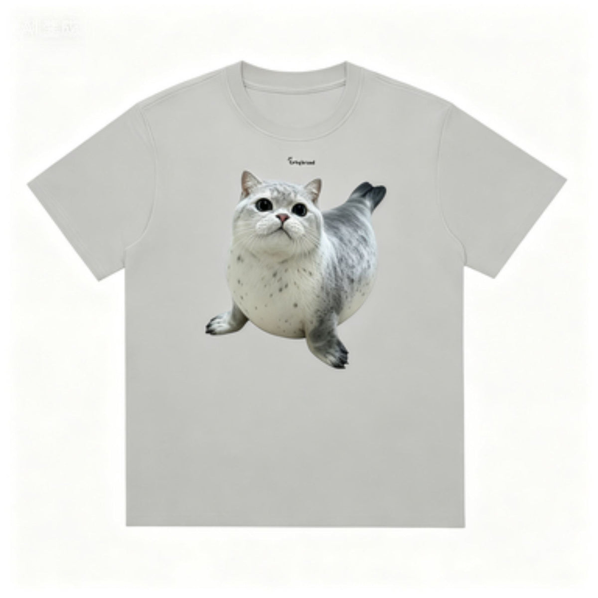 GRTQ Seal Graphic Heavyweight Cotton T-Shirt for Men and Women