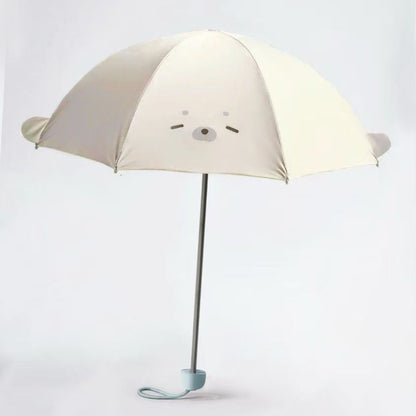 Cute Seal UV-Protective Folding Umbrella for Sun & Rain