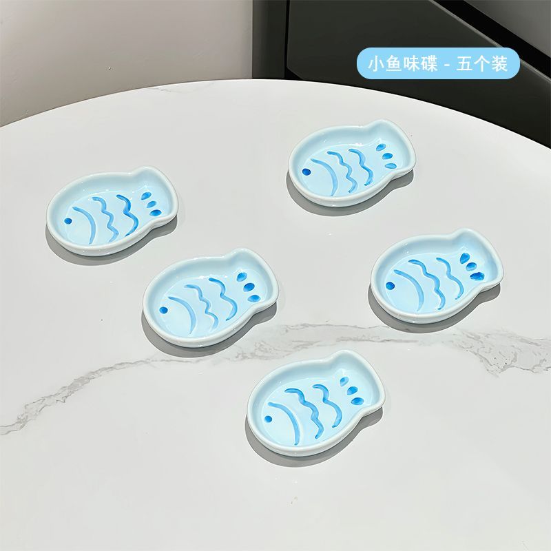 Shark Dipping Sauce Dish Set - Ceramic Soy Sauce & Vinegar Dishes for Hot Pot