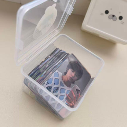 Cute Seal Flip-Top Storage Box for Cards, Hair Ties, and Clips