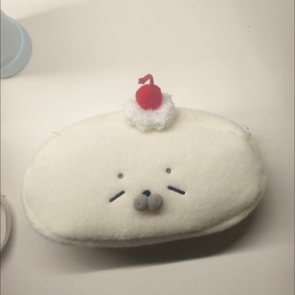 Large Round Seal Pencil Case for School & Office