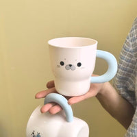 Cute Little Seal Rinse Cup [Expression] 2-Pack