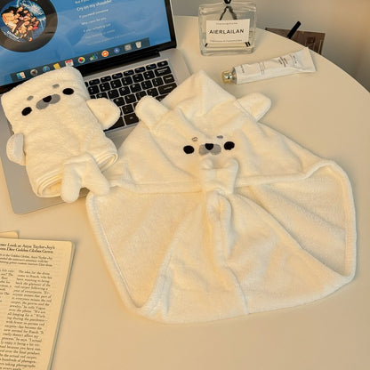 Absorbent Seal Quick-Dry Towel & Hair Cap Set