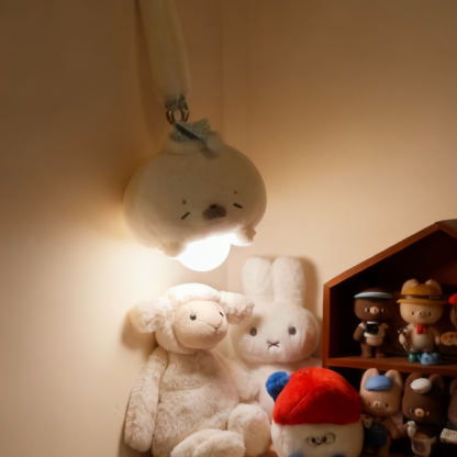 Soft Seal Plush Night Light with Remote Control