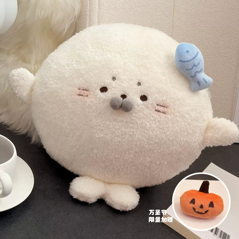 2-in-1 Warm Seal Plush Hand Warmer & Hug Pillow