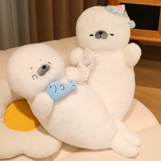 Chubby 70cm Seal Body Pillow with Cute Expressions