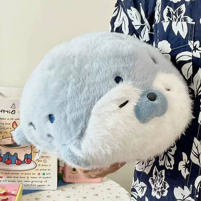 Mochi Sleeping Seal Plush Body Pillow in 3 Sizes