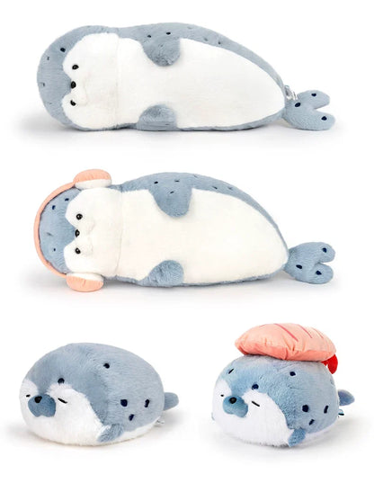 Extra-Large Mochi Seal & Sea Otter Plush Pillow