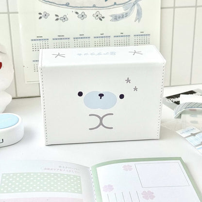 Seal PU Leather Trading Card Storage Case & Organizer