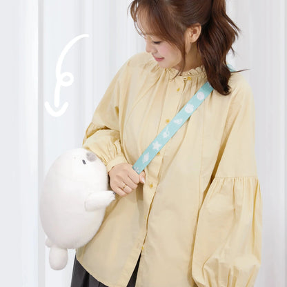 Premium Fluffy Seal Plush Crossbody Shoulder Bag