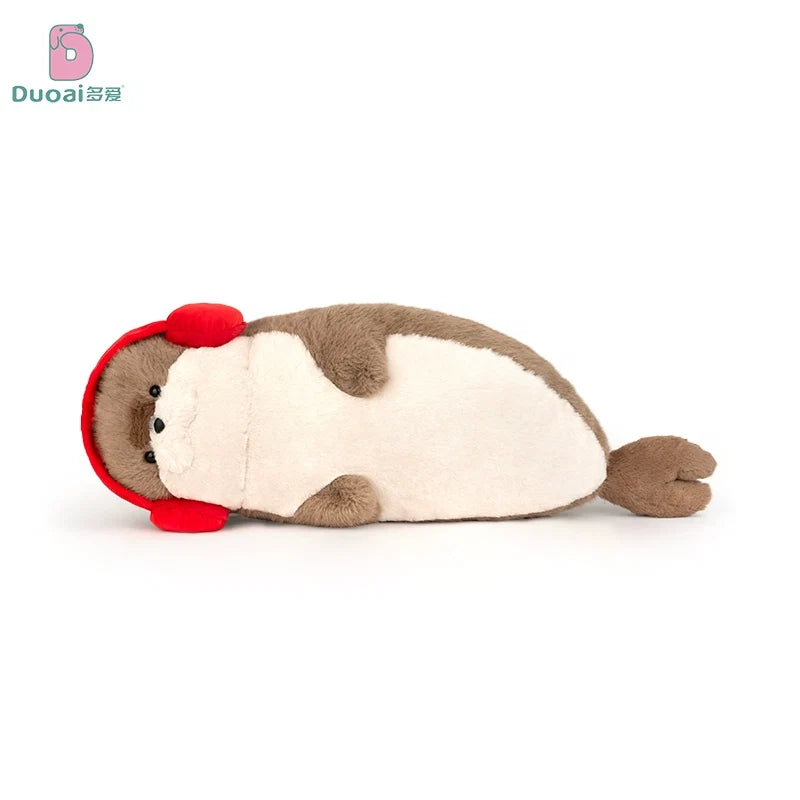 Extra-Large Mochi Seal & Sea Otter Plush Pillow