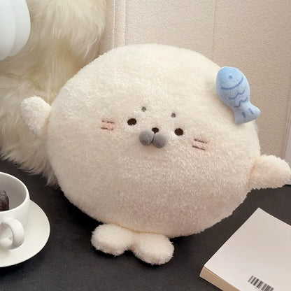 2-in-1 Warm Seal Plush Hand Warmer & Hug Pillow