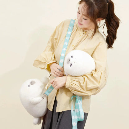 Premium Fluffy Seal Plush Crossbody Shoulder Bag