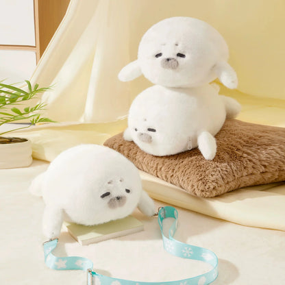 Premium Fluffy Seal Plush Crossbody Shoulder Bag