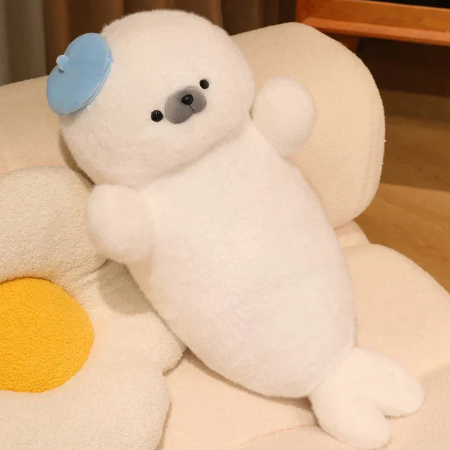 Chubby 70cm Seal Body Pillow with Cute Expressions