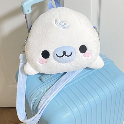 Blue Crossbody Bag with Backpack Option, Lightweight and Compact