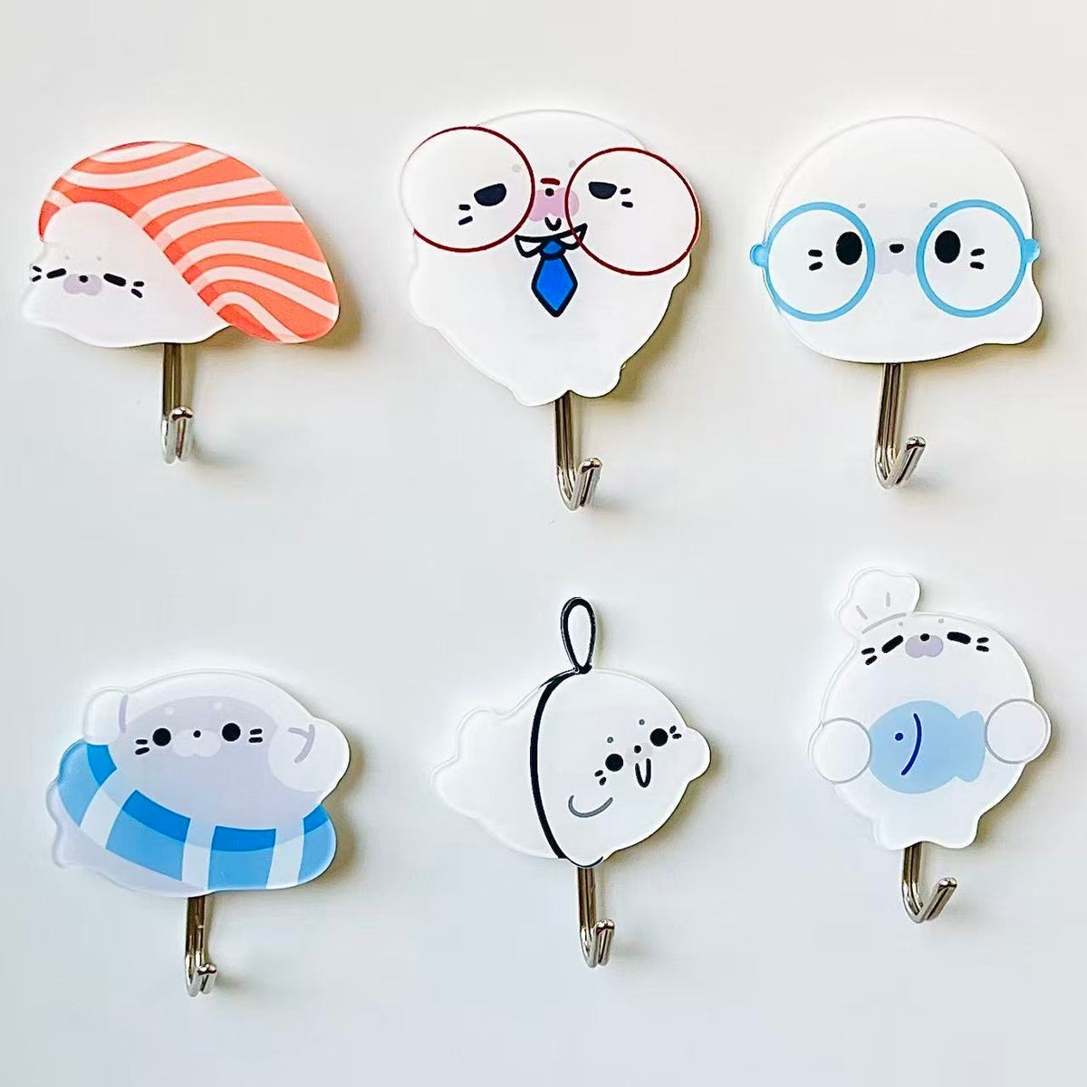 Strong No-Drill Seal Adhesive Wall Hooks