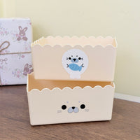 Cream Lace Box with Full-Body and Face Seal