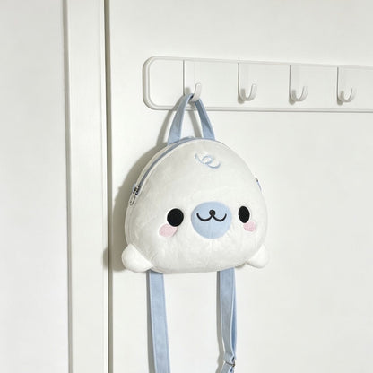 Blue Crossbody Bag with Backpack Option, Lightweight and Compact