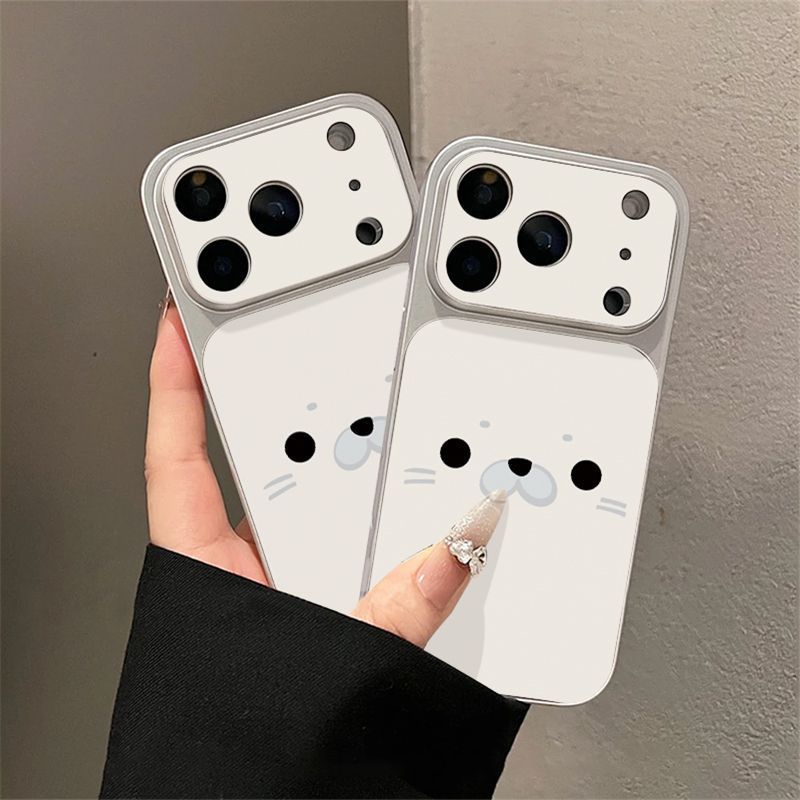 Cute Seal Face Phone Case for Huawei Mate/Pura 90/80/70/60/50, Nova 15/14/13/12/11/10
