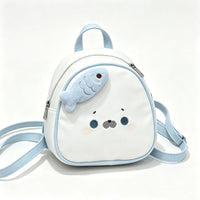 Seal with Fish Toy Backpack