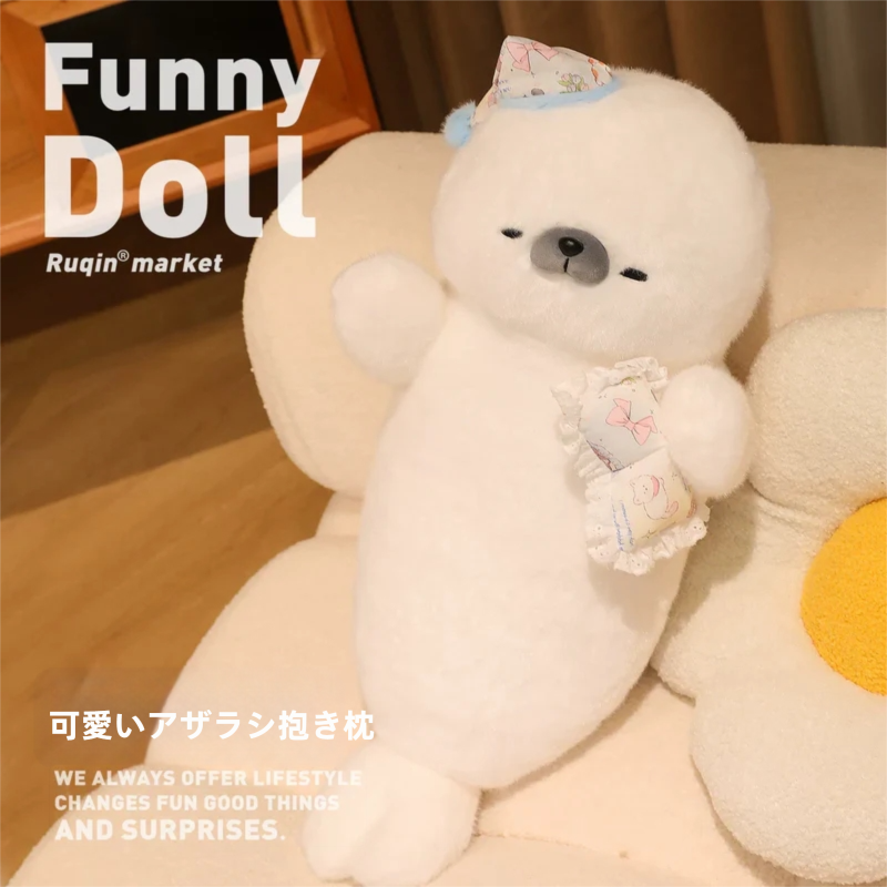 Chubby 70cm Seal Body Pillow with Cute Expressions